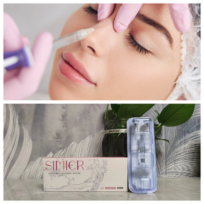 ژل هایالورونات سدیم متقاطع 1ml 2ml Hyaluronic Acid Nose Filler