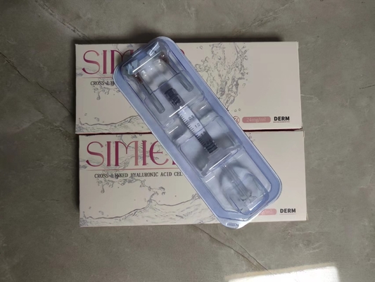 پرکننده پوست شفاف لب صورت 24mg/Ml تزریق اسید هیالورونیک