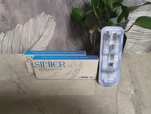 پرکننده پوست متقاطع پرکننده ژل اسید هیالورونیک 20mg/ml