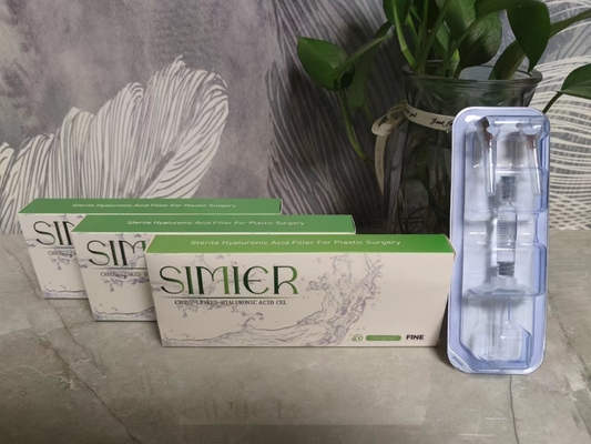 پرکننده پوست متقاطع پرکننده ژل اسید هیالورونیک 20mg/ml