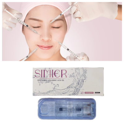 مراقبت از پوست Cross Linked Hyaluronic Acid Facial Injectable 1ml 2ml پرکننده پوست