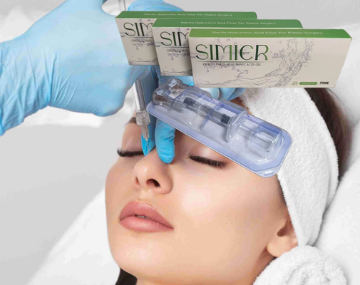 مراقبت از پوست Cross Linked Hyaluronic Acid Facial Injectable 1ml 2ml پرکننده پوست