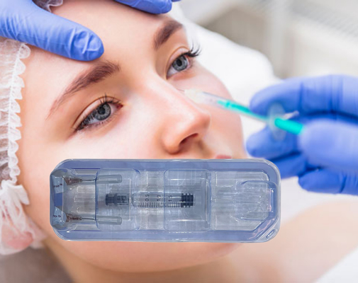 مراقبت از پوست Cross Linked Hyaluronic Acid Facial Injectable 1ml 2ml پرکننده پوست