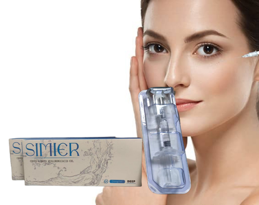 از بین بردن چین و چروک اسید هیالورونیک پرکننده پوست 1ML 2ML