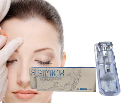 فشرده سازی HA پرکننده پوستی 2ml خط عمیق ضد چروک برای بدن