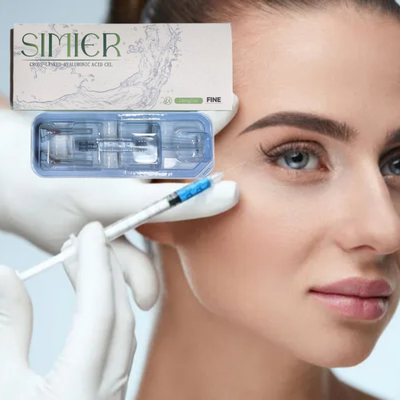 سیمیر 1mI 2ml Hyaluronic Acid Facial Gel Filler Injection Mesotherapy Solution مخزن تزریق اسید هیالورونیک برای صورت