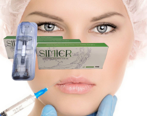 2 میلی لیتر 1 میلی لیتر اسید هیالورونیک پرکننده لب زنانه تزریقی OEM ODM