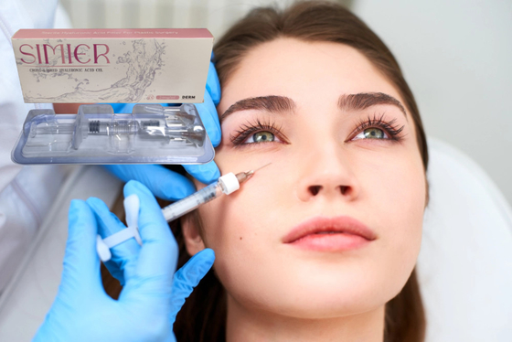 2 میلی لیتر 1 میلی لیتر اسید هیالورونیک پرکننده لب زنانه تزریقی OEM ODM