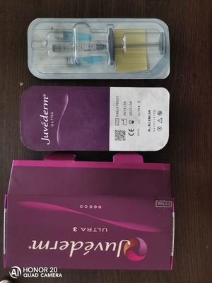 چین و چروک های صاف تزریقی پرکننده پوست اسید هیالورونیک Juvederm Ultra 3 2*1ml