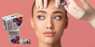 تزریق بوتوکس آلرژن با پودر سفید برای چین و چروک های پیشانی